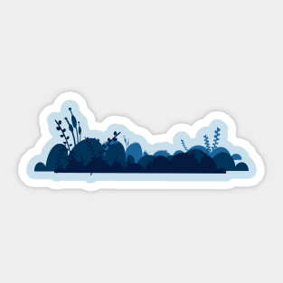 Bushes Sticker